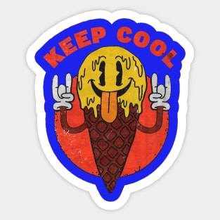 Keep cool Icecream for a Fanboy Sticker